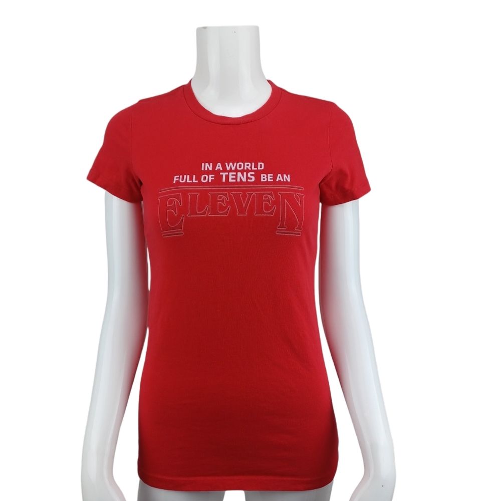 Stranger Things Red Short Sleeve Tshirt - Picture 1 of 5